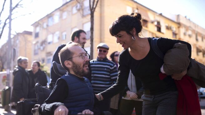 Pablo Echenique y Teresa Rodríguez, en Córdoba.