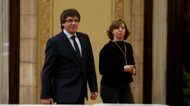 puigdemont_borras Carles Puigdemont y Meritxell Borràs.