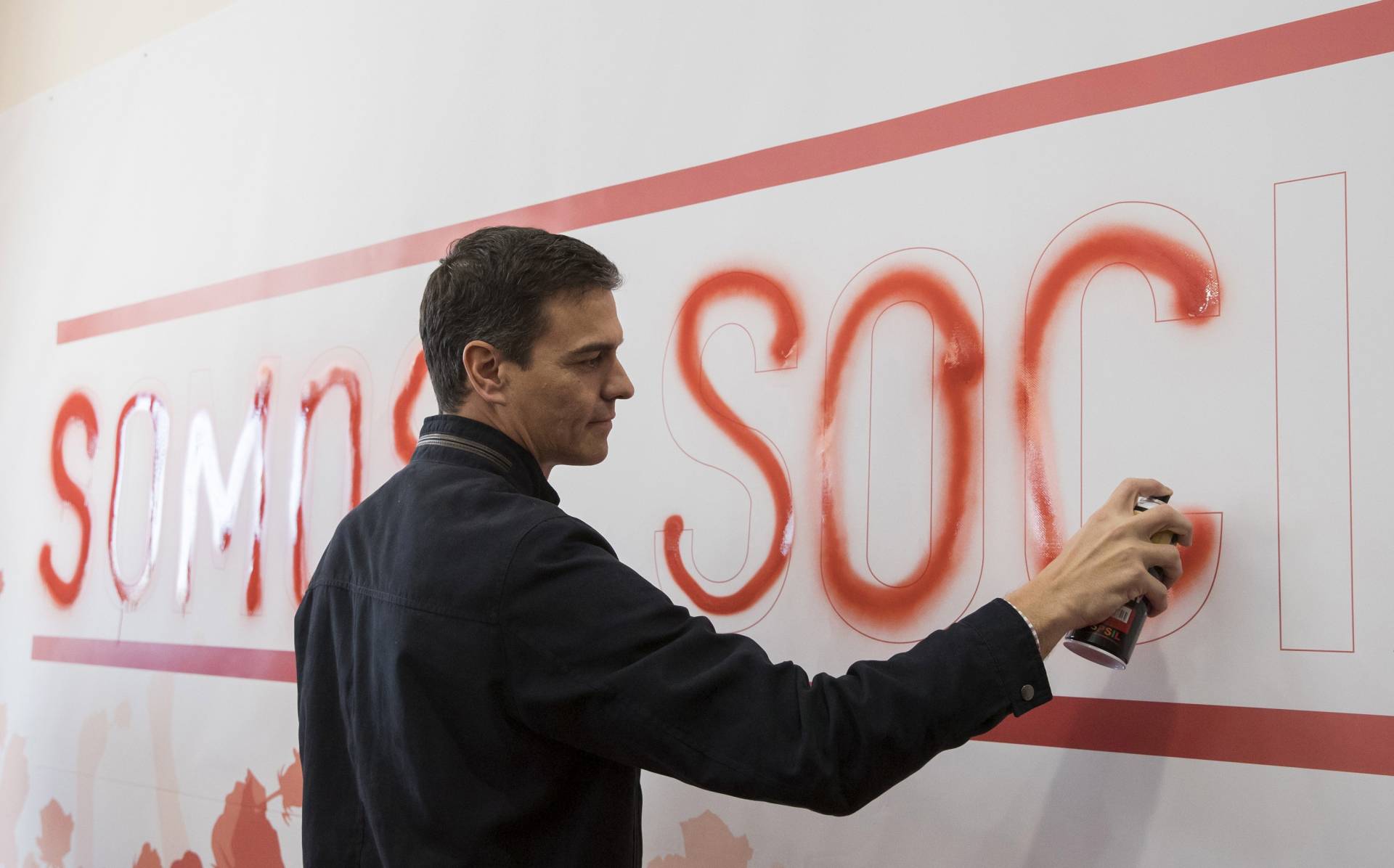 Pedro Sánchez en el mitín de Dos Hermanas.