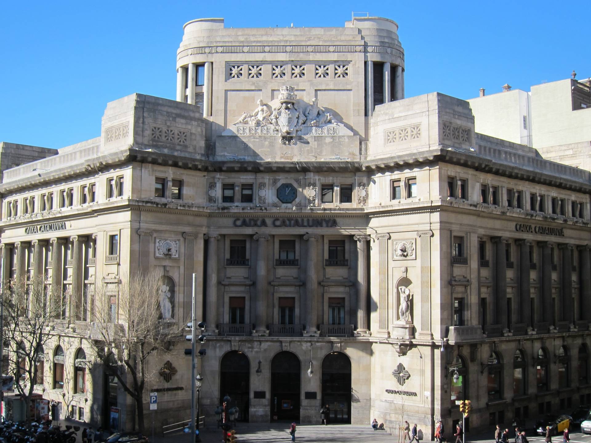 Sede de Catalunya Caixa, en Barcelona.