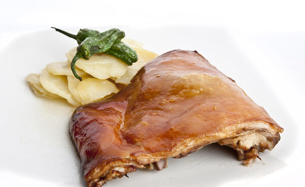 El tradicional cochinillo asado de Los Galayos. El tradicional cochinillo asado de Los Galayos.