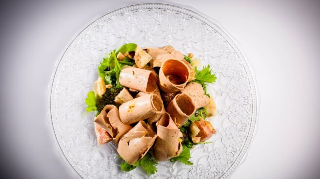 La ensalada de foie de BiBo. La ensalada de foie de BiBo.