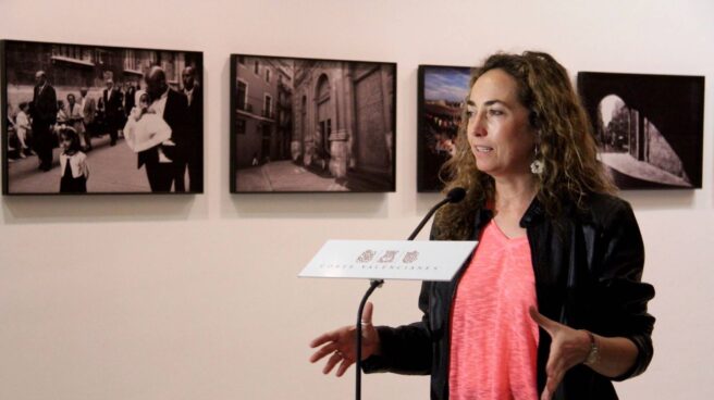 Carolina Punset en un acto en Valencia.