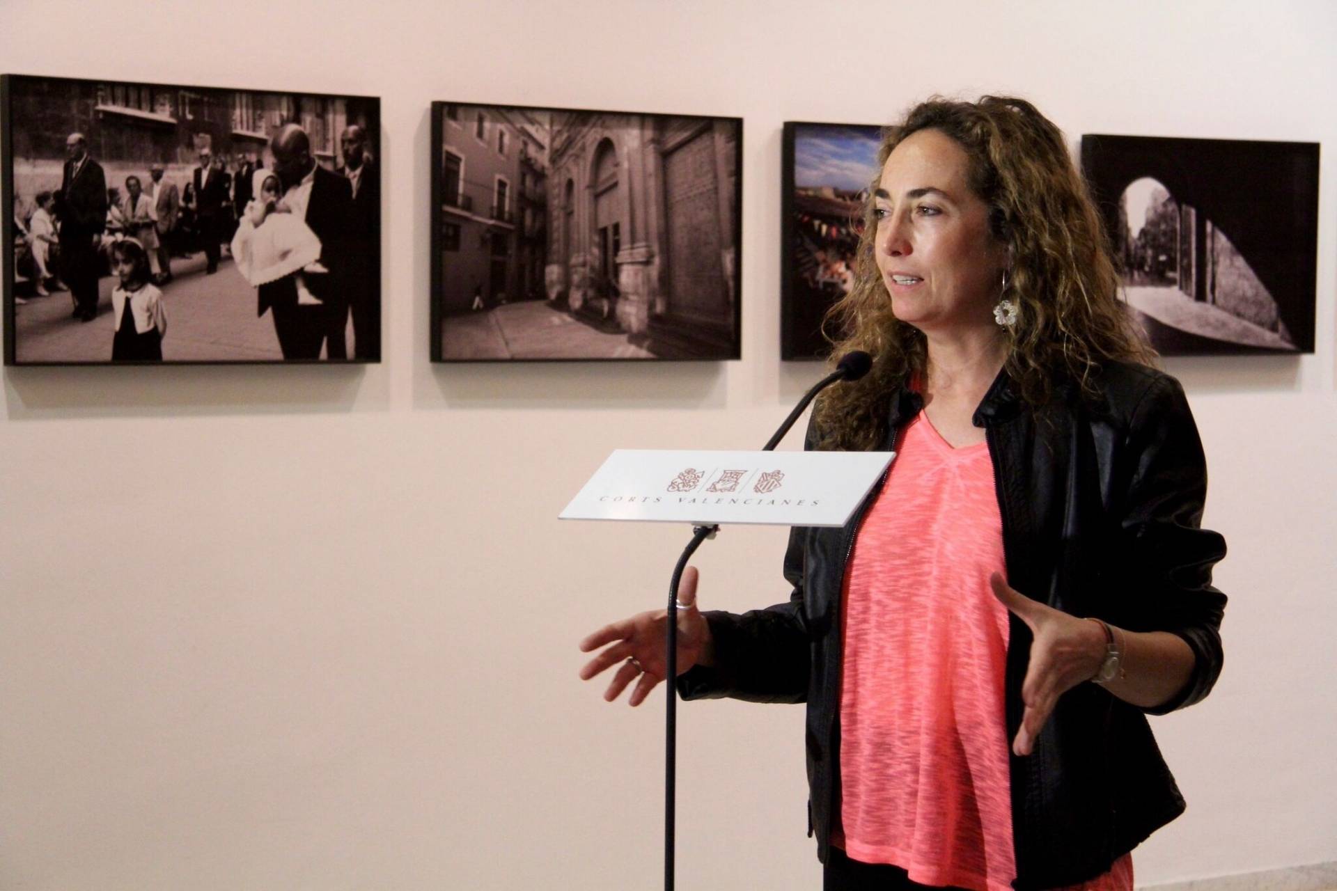 Carolina Punset en un acto en Valencia.