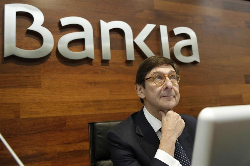 El presidente de Bankia, José Ignacio Goirigolzarri, en un acto de la entidad.