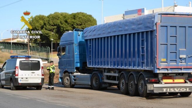 Control de la Guardia Civil.