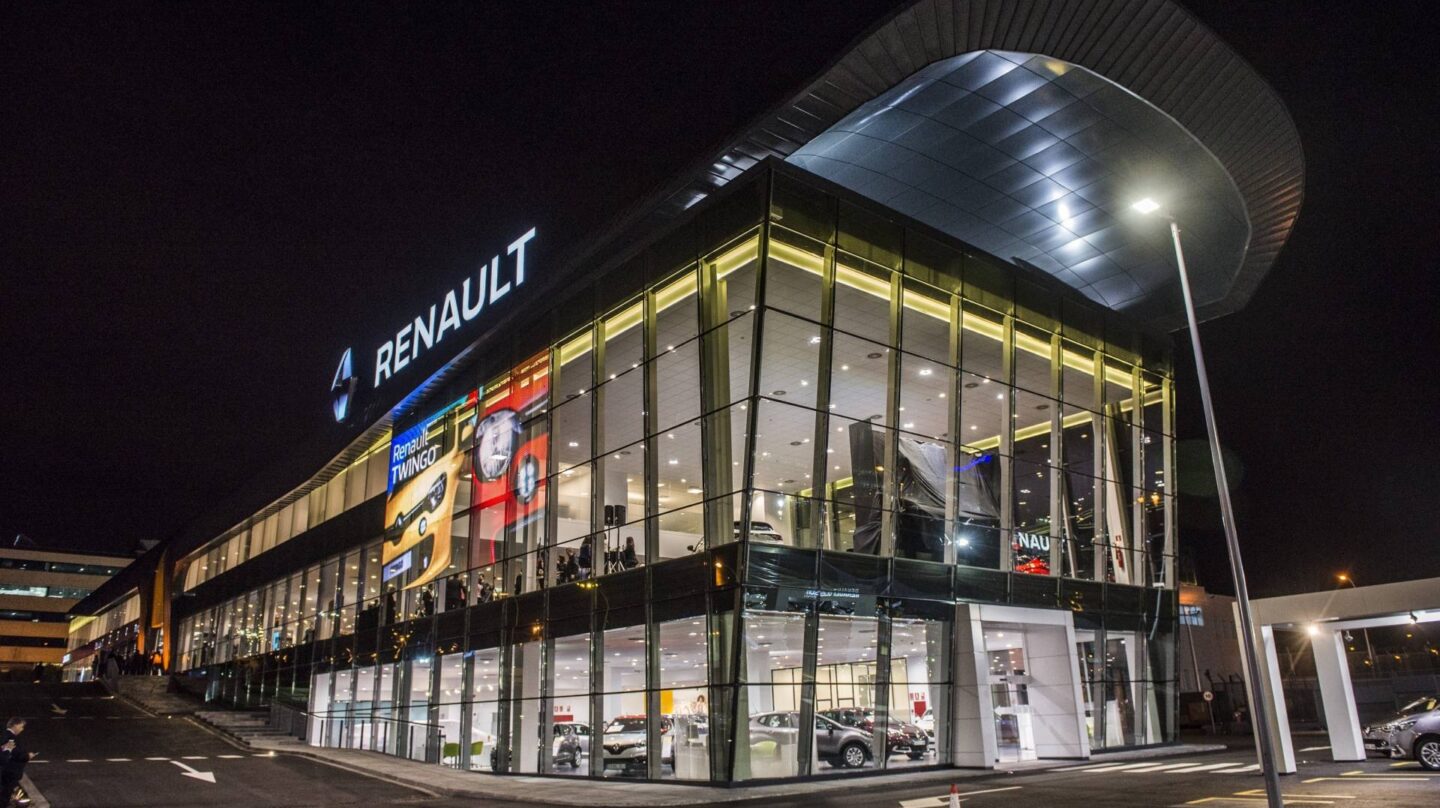 Concesionario de Renault en Madrid.