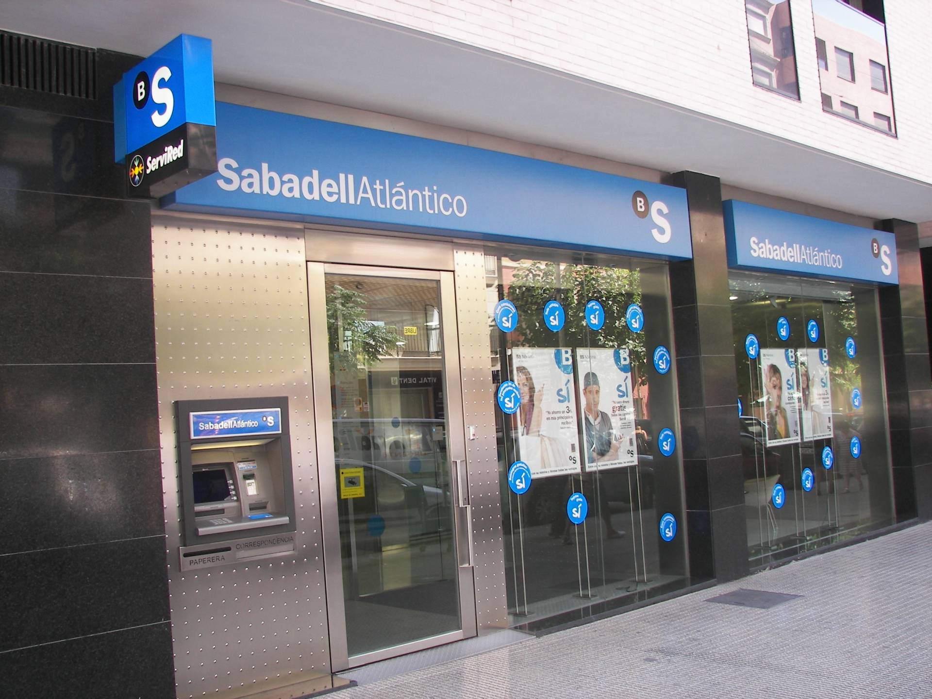 Sucursal del Sabadell, una de las entidades más golpeadas por cláusulas suelo.