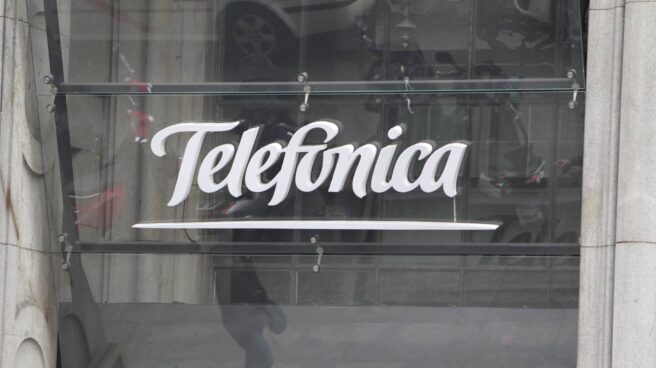 telefonica Logo de Telefónica en su sede de Madrid.
