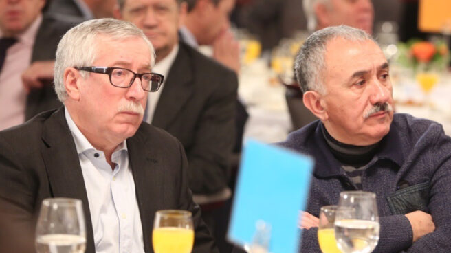 toxo-alvarez Los secretarios generales de CCOO y UGT, Ignacio Fernández Toxo y Pepe Álvarez.