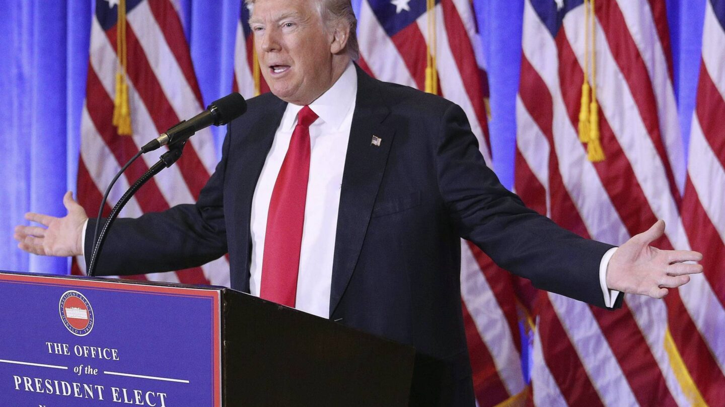 Donald Trump, presidente elector de Estados Unidos.
