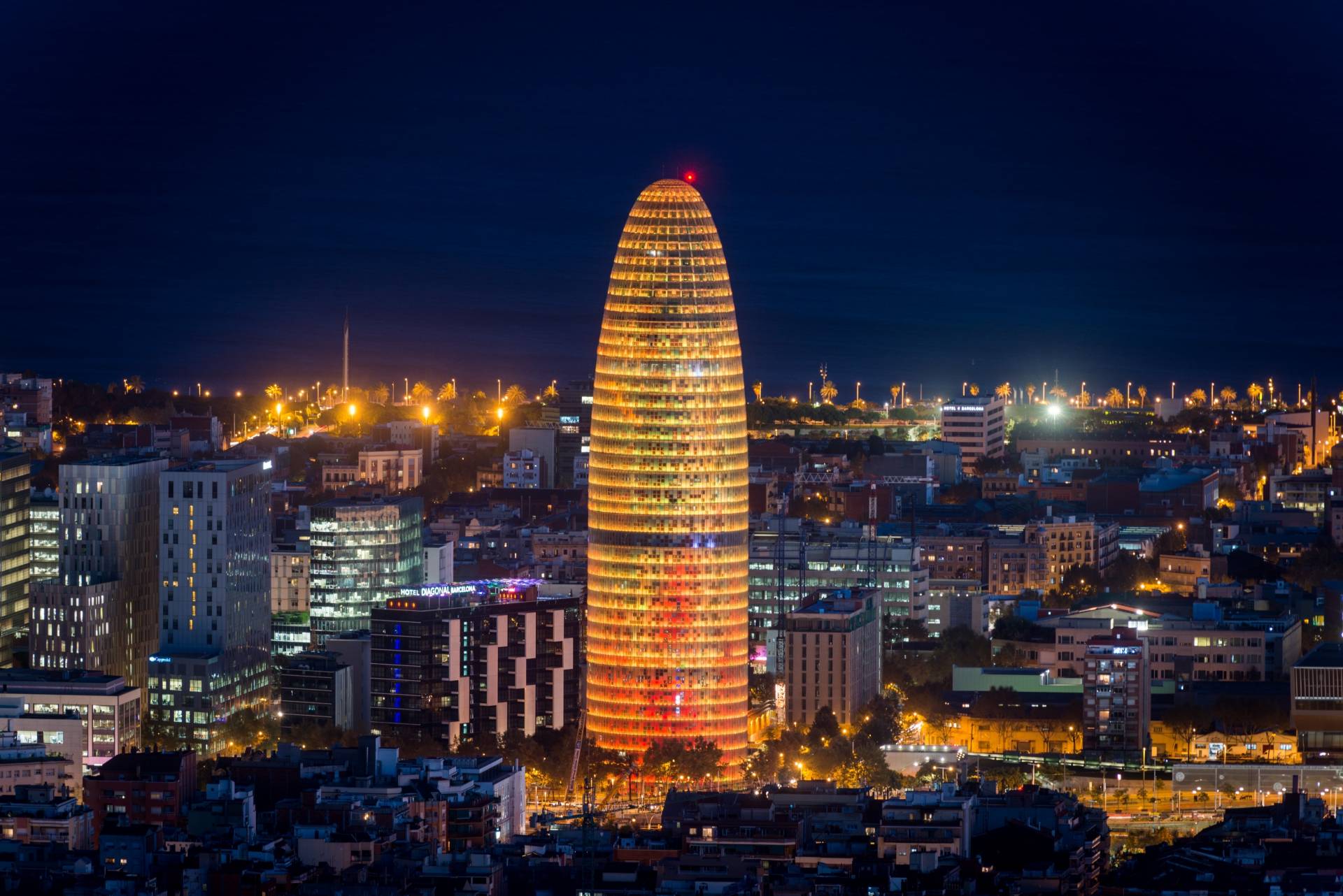 Torre Glòries, en Barcelona.