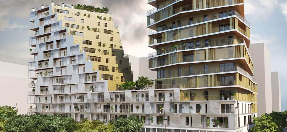 Proyecto residencial de Bouygues Inmobiliaria en París, cuya entrega está prevista para este año.