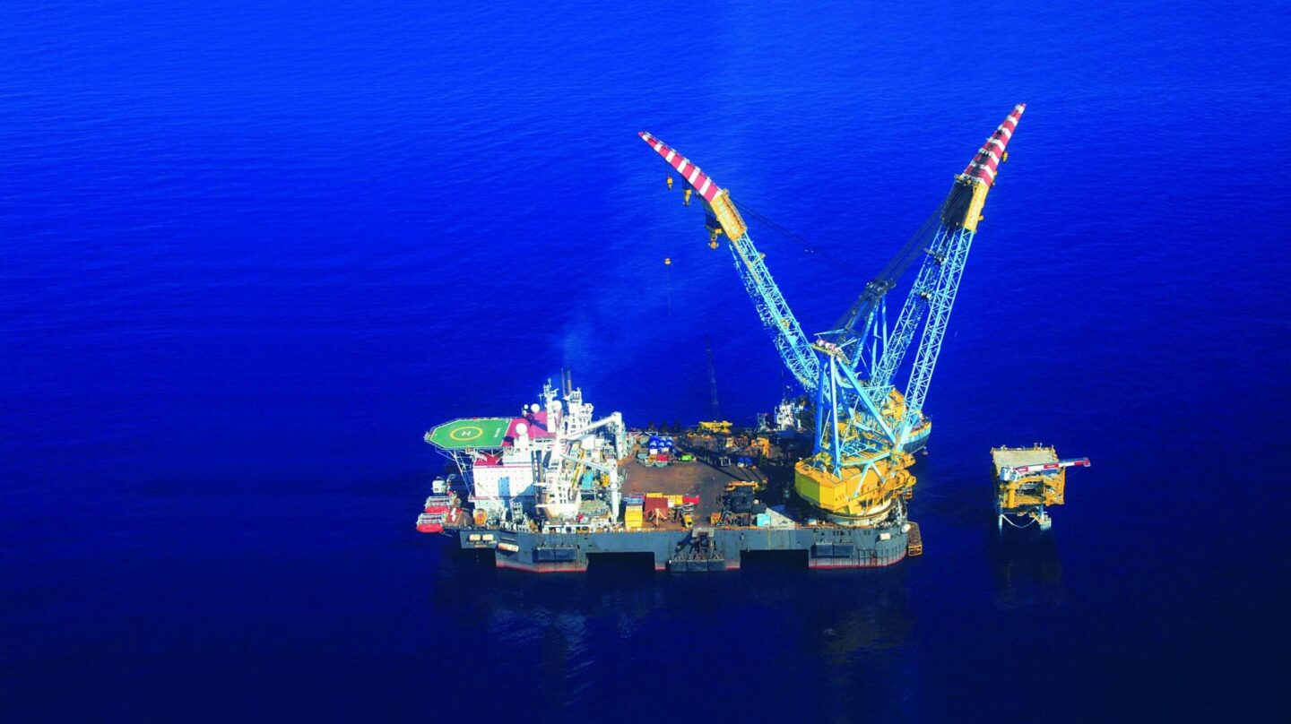 El almacén submarino de gas Castor, en Castellón.