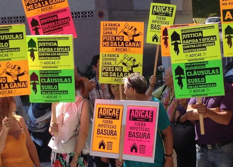 La Justicia Europea avala la demanda colectiva a un centenar de bancos contra las cláusulas suelo