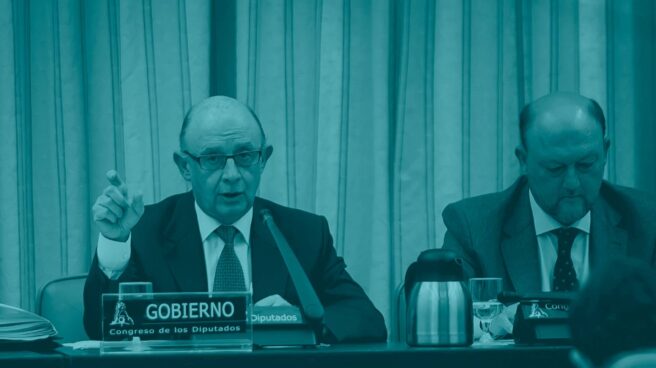 Cristobal Montoro y Antonio Pradas.