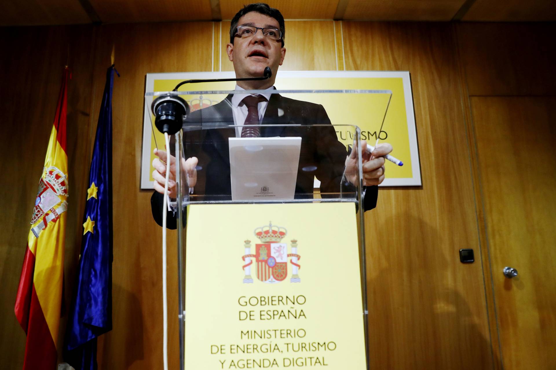 El ministro de Energía, Álvaro Nadal.