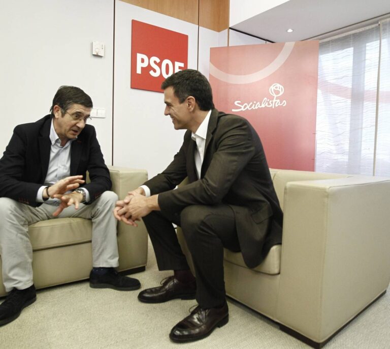 Pedro Sánchez ofrece a Patxi López un puesto en la ejecutiva del PSOE