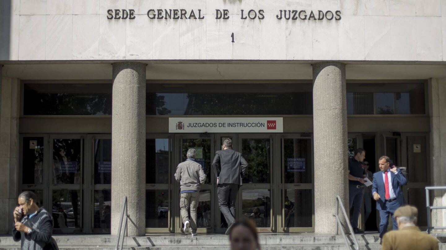 Juzgados de Plaza de Castilla, en Madrid.