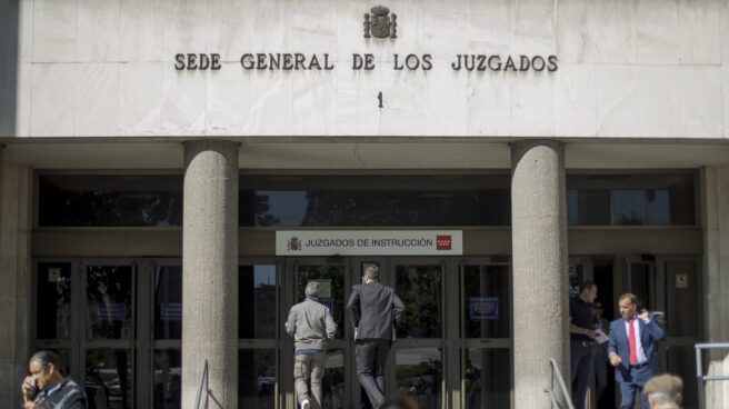 Juzgados de Plaza de Castilla, en Madrid.