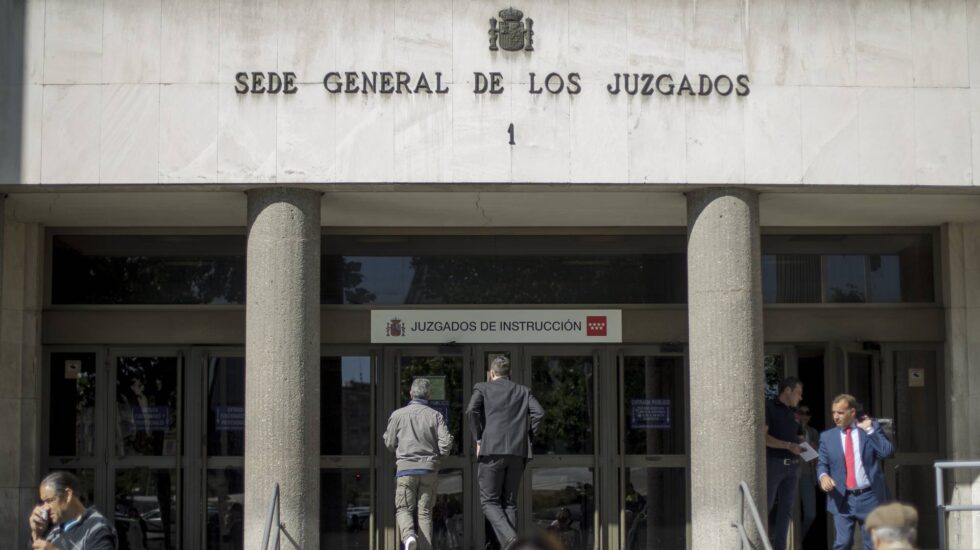 Juzgados de Plaza de Castilla, en Madrid.