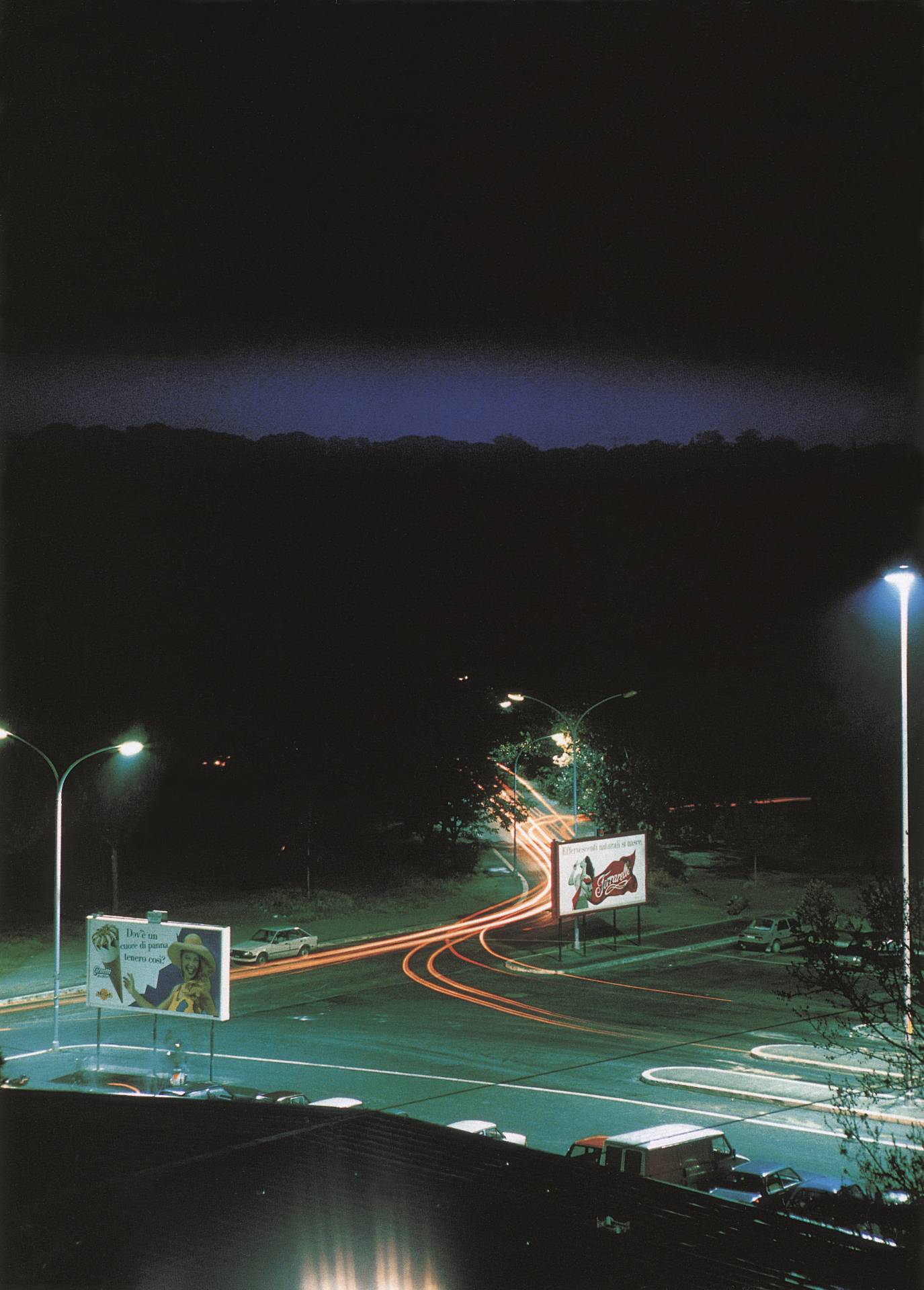 'Piazza Pugliese', from Generic Night Cities. Lewis Baltz.