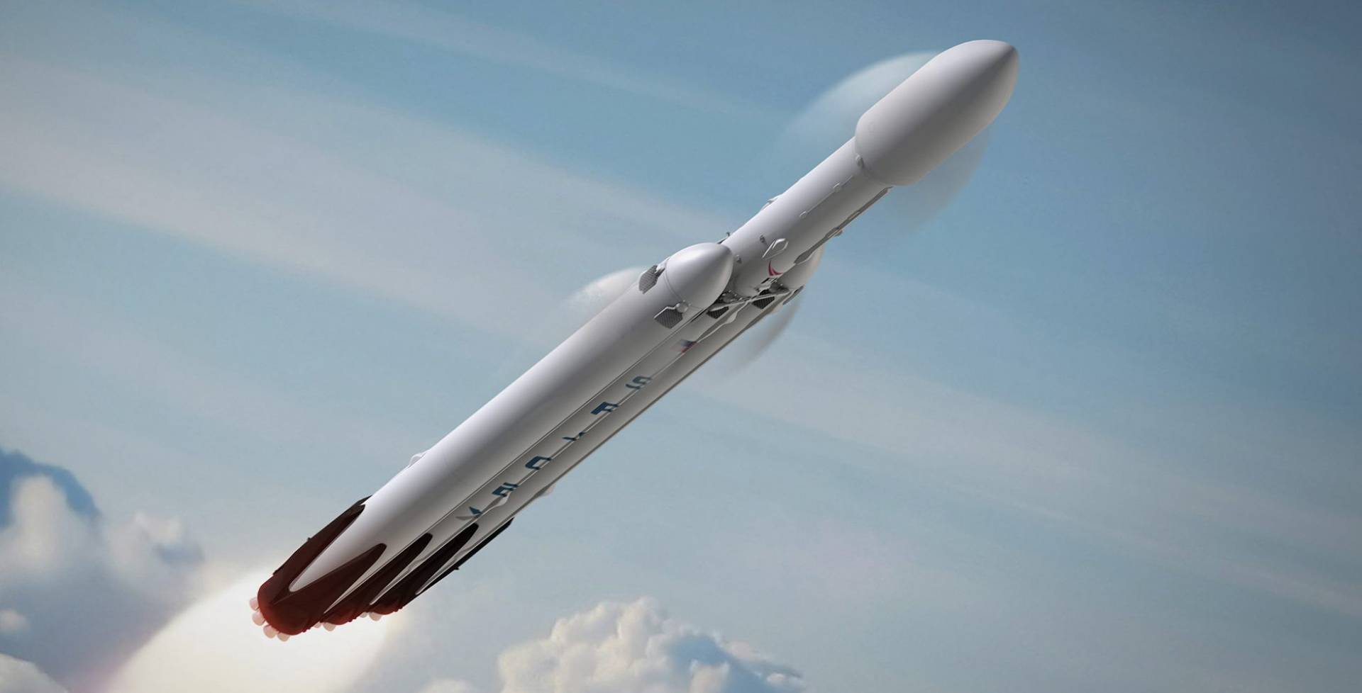 Así será el cohete Falcon Heavy