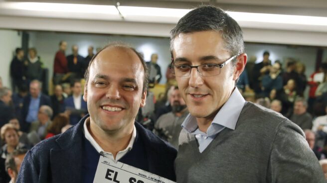 José Carlos Díez y Eduardo Madina, responsables de la ponencia económica y política del PSOE.