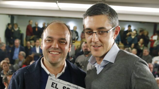 José Carlos Díez y Eduardo Madina. José Carlos Díez y Eduardo Madina, responsables de la ponencia económica y política del PSOE.