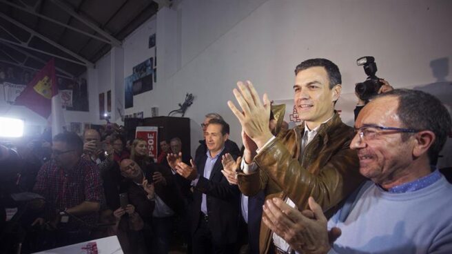 Pedro Sánchez, durante el acto en Castellón.