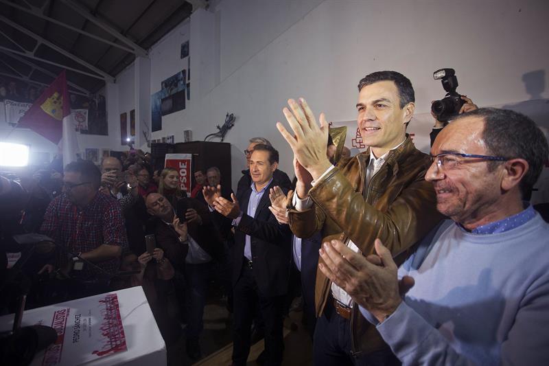 Pedro Sánchez, durante el acto en Castellón.