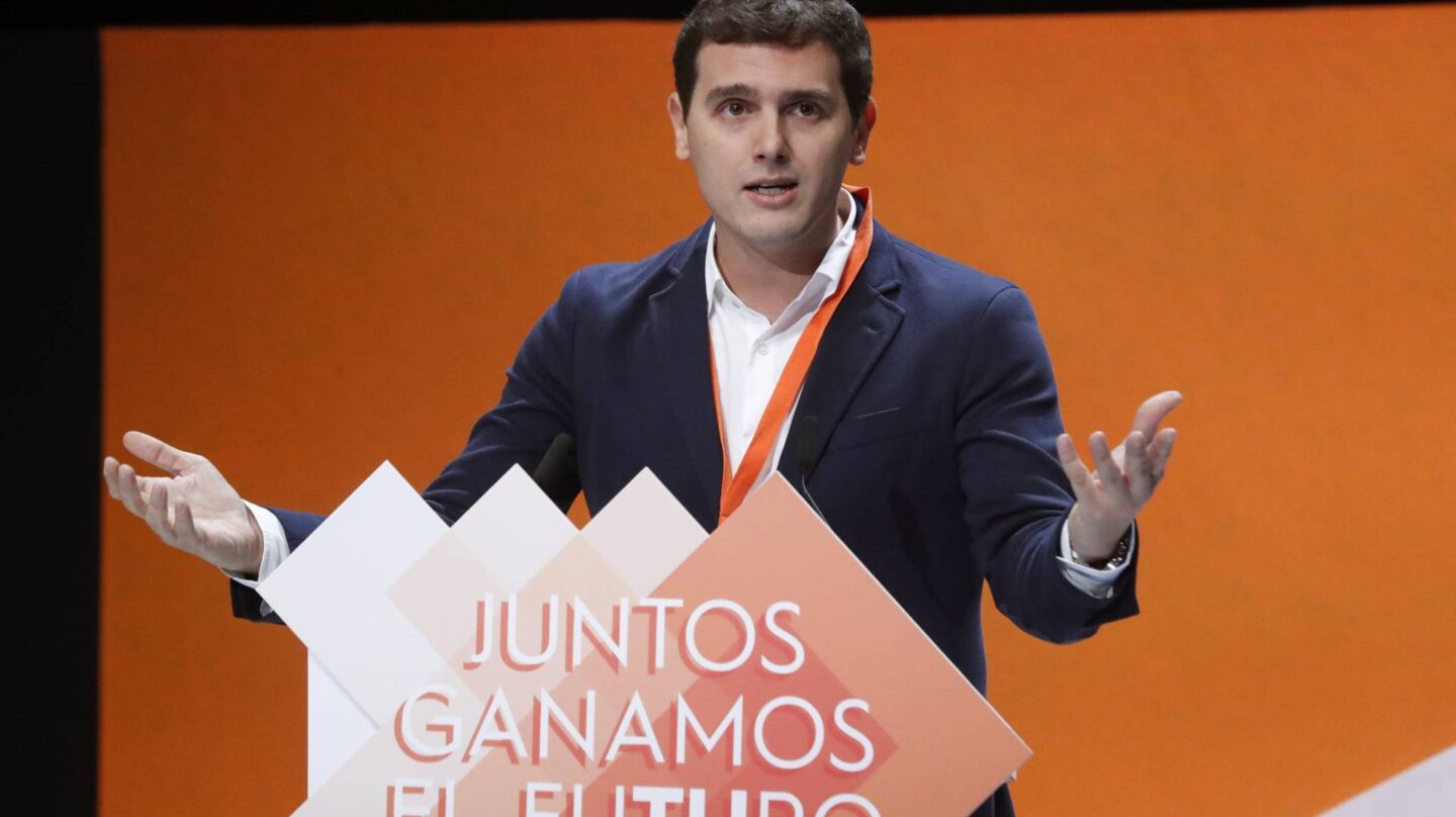 Albert Rivera, durante la Asamblea General de Ciudadanos.