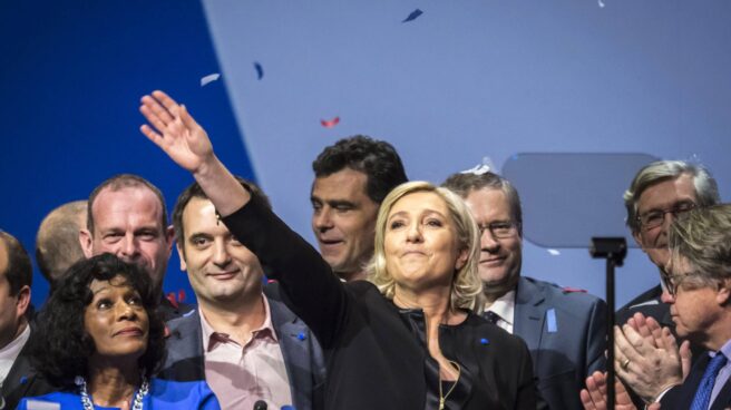 Marine Le Pen. La líder del frente Nacional Marine Le Pen.