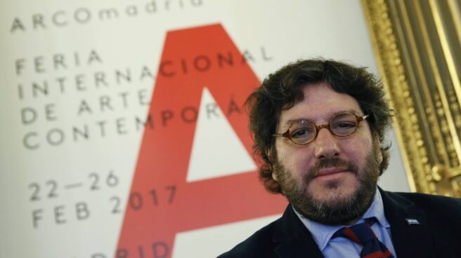El ministro de Cultura argentino, Pablo Avelluto, durante la presentación de la XXXVI edición de la feria de arte contemporáneo ARCOMadrid.