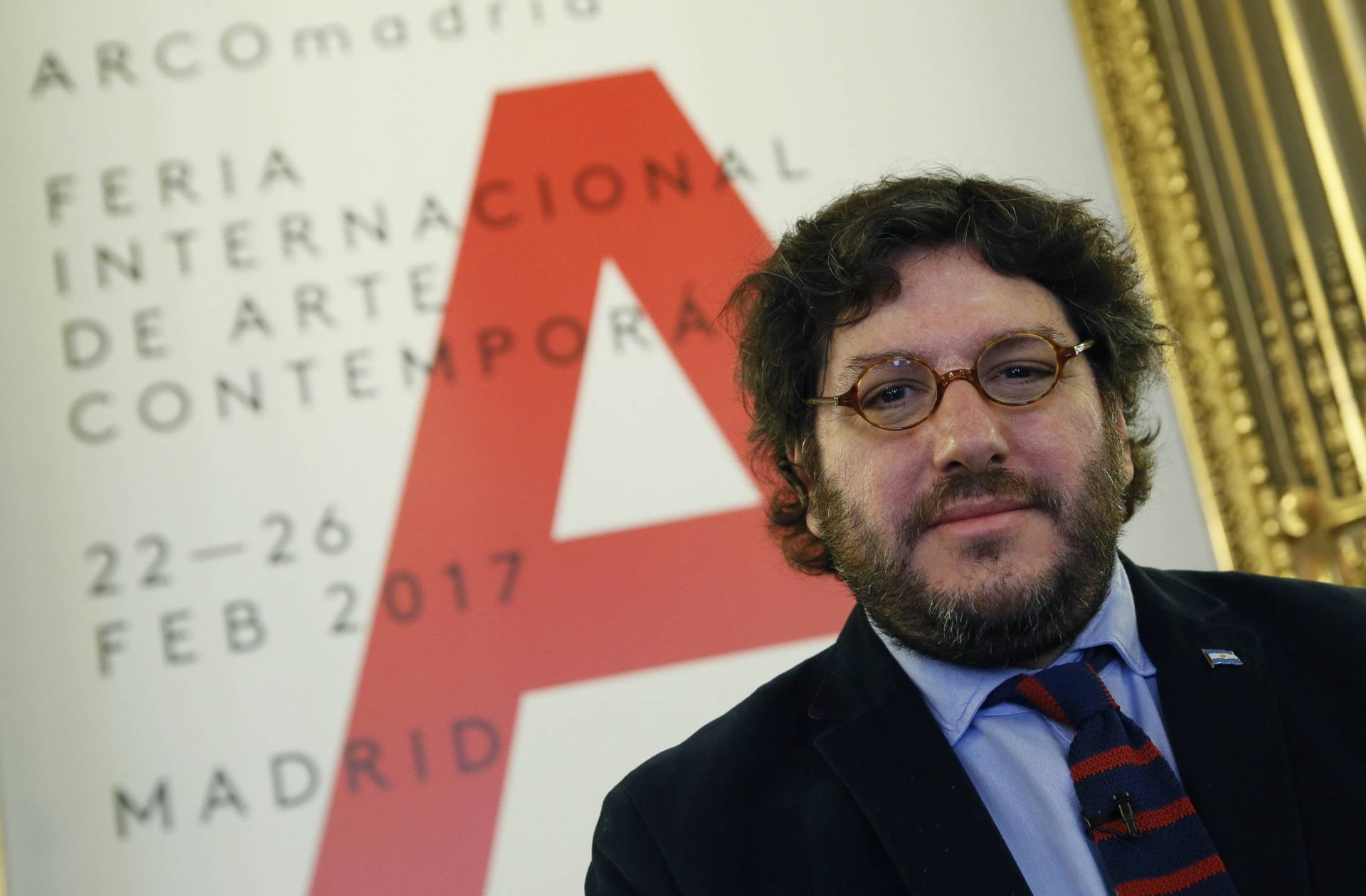 El ministro de Cultura argentino, Pablo Avelluto, durante la presentación de la XXXVI edición de la feria de arte contemporáneo ARCOMadrid.