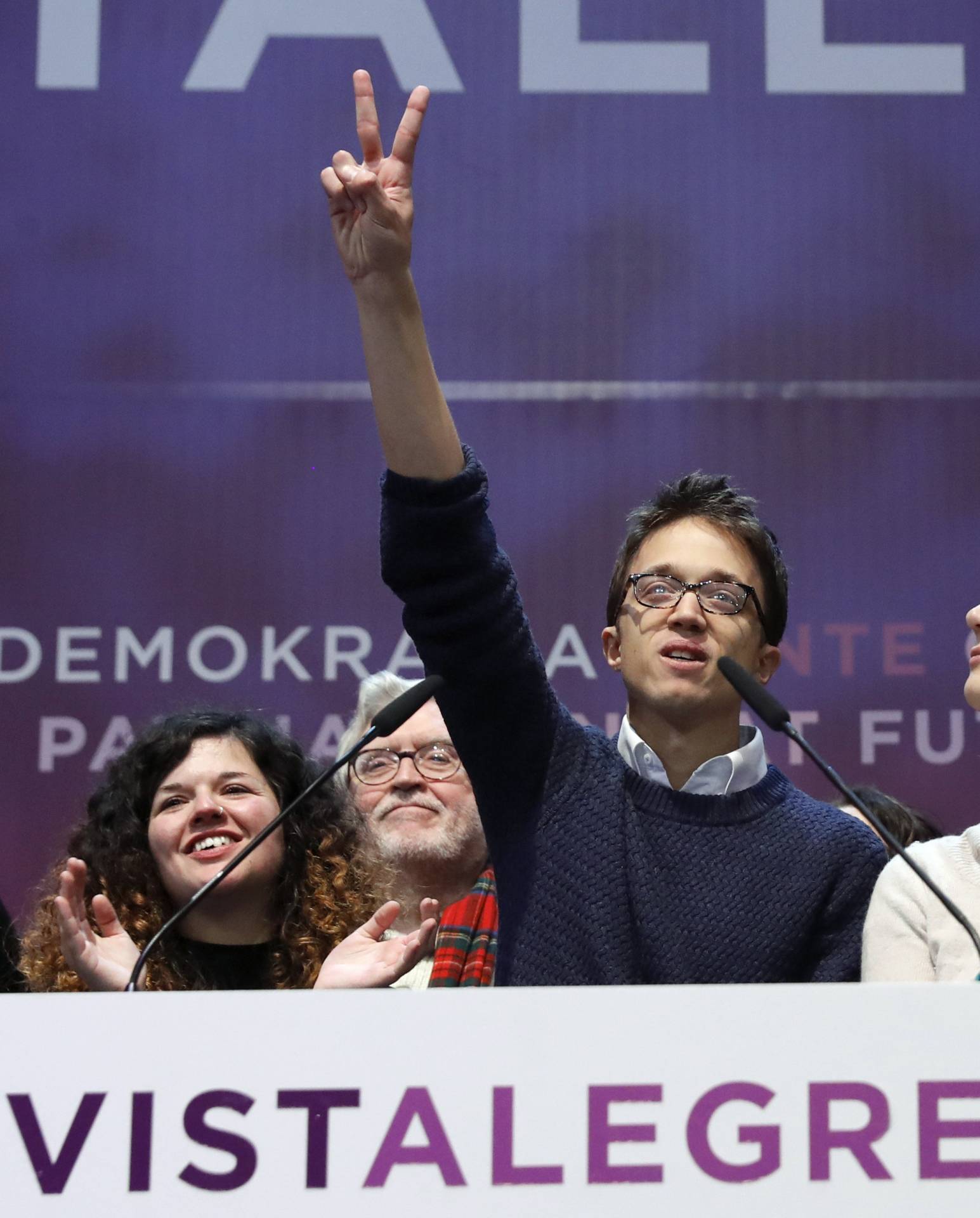 Iñigo Errejón, en el cierre de Vistalegre II.