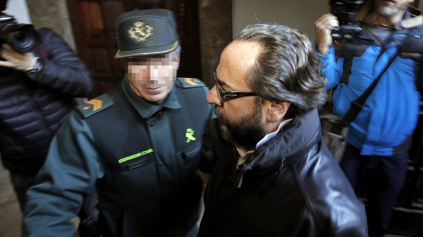 Alvaro Pérez, El Bigotes, en el Tribunal Superior de Valencia.