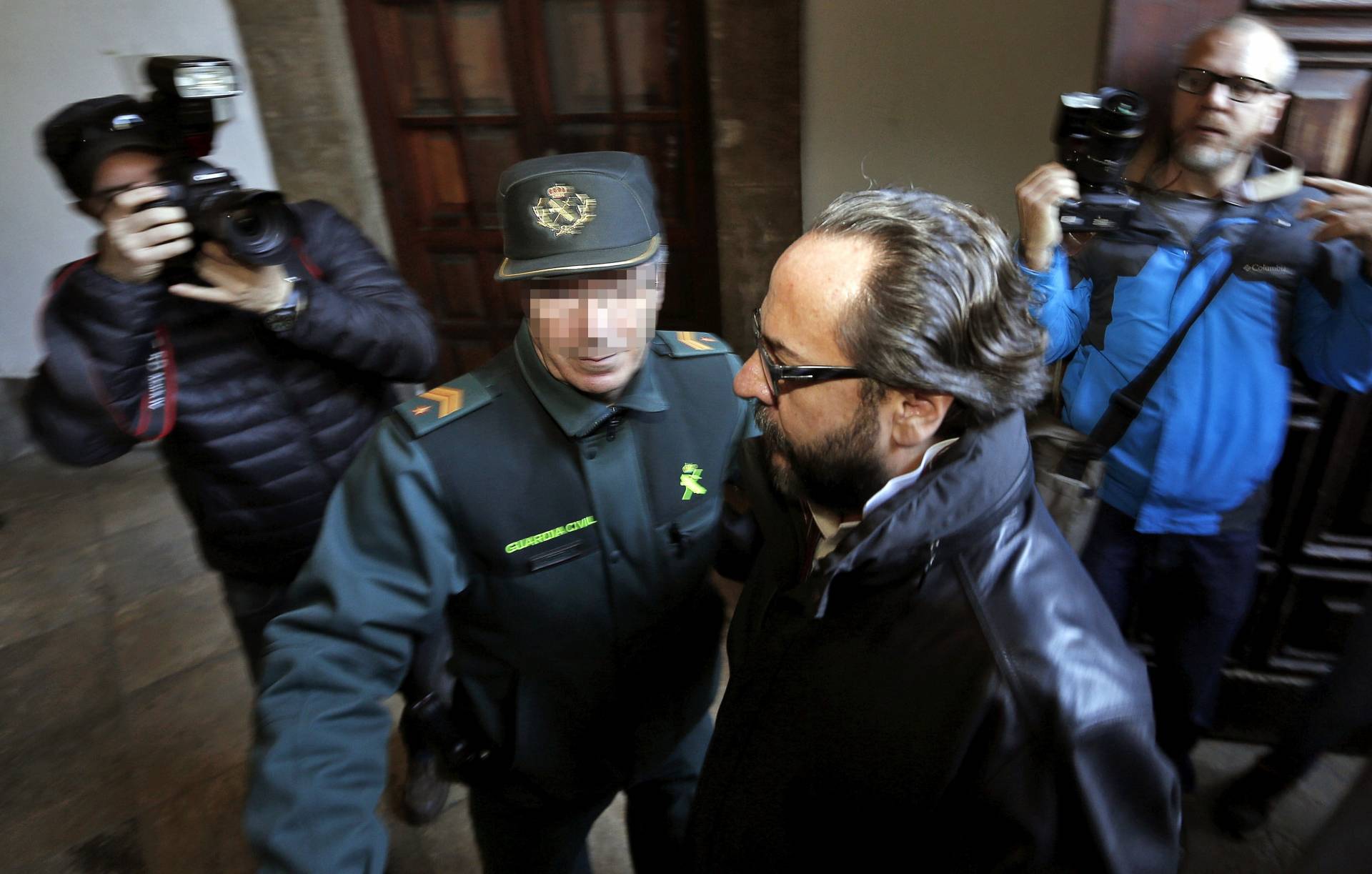 Alvaro Pérez, El Bigotes, en el Tribunal Superior de Valencia.