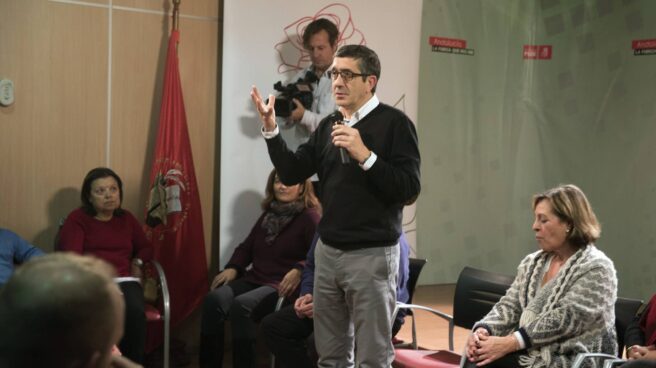 El candidato a la secretaría general, Patxi López.