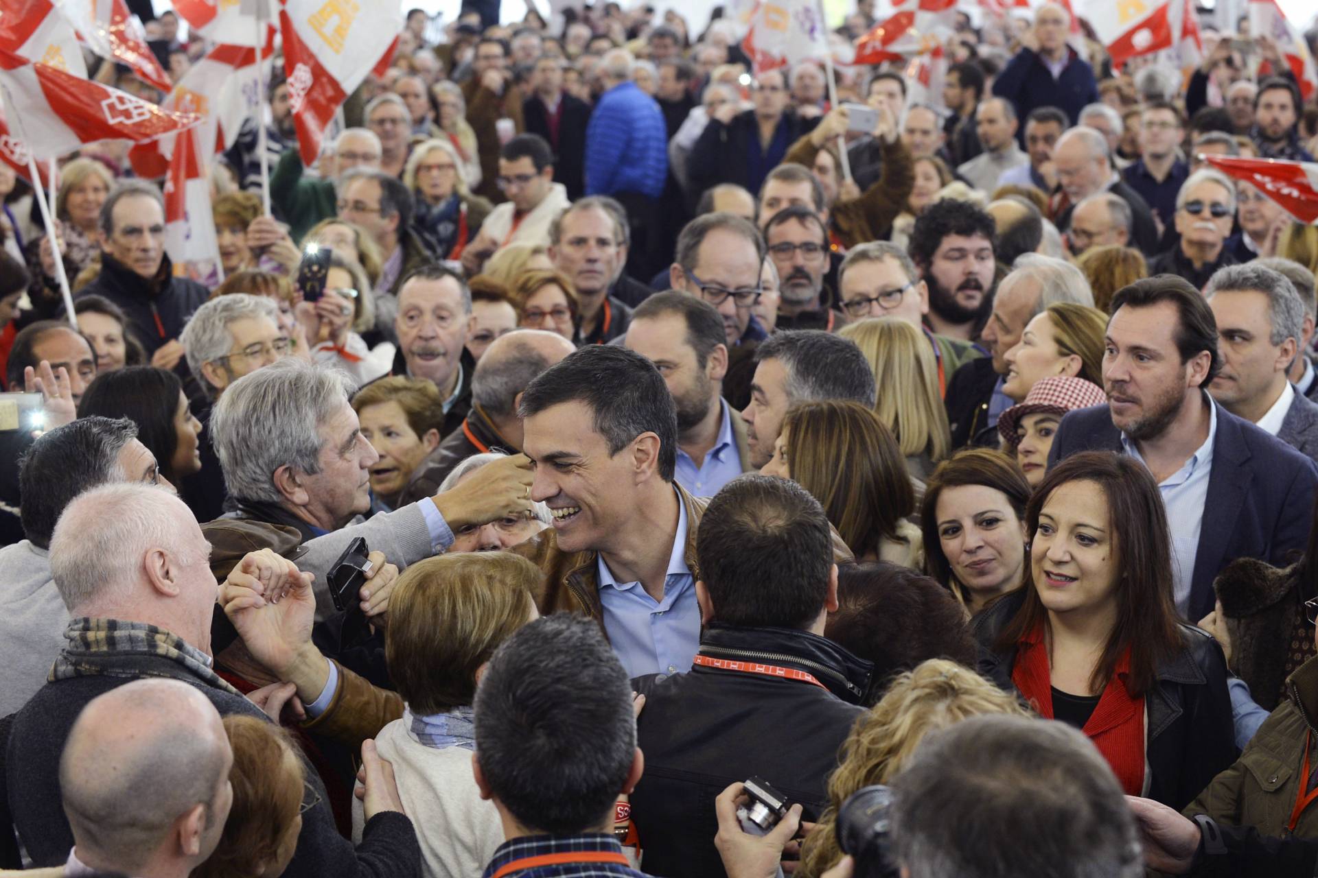 Pedro Sánchez: "La gestora sitúa al PSOE en tierra de nadie"