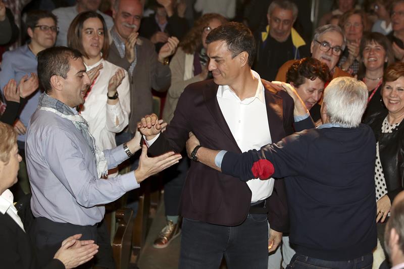 Pedro Sánchez, durante su presentación en Madrid.