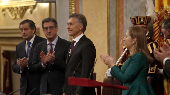 El presidente de Argentina, Mauricio Macri, en el Congreso.