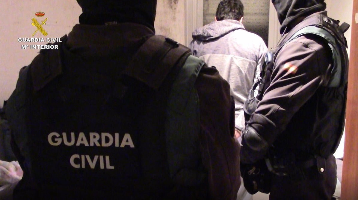 Agentes de la Guardia Civil, durante una operación antiyihadista.