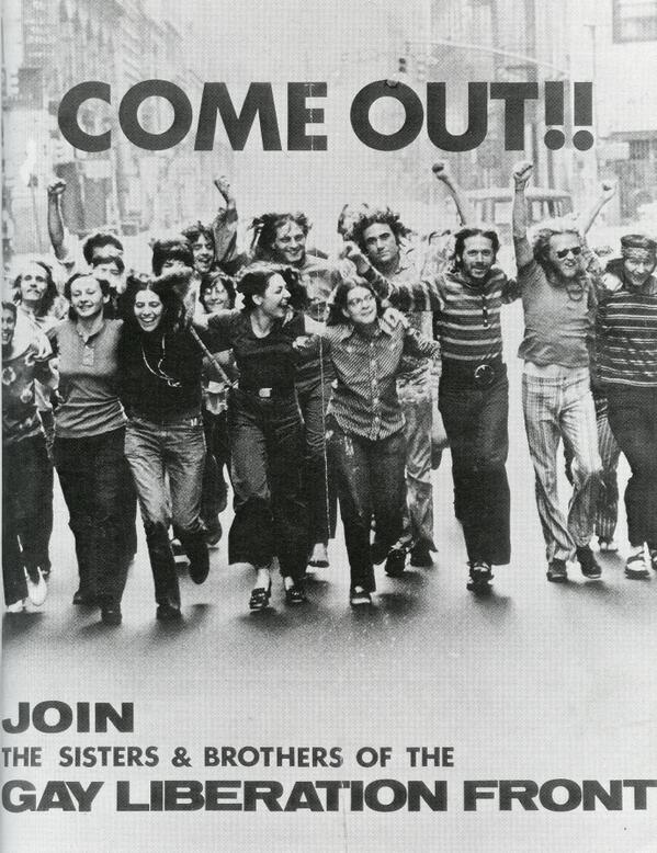 Detalle del cartel de Peter Hujar para el Frente de Liberación Gay