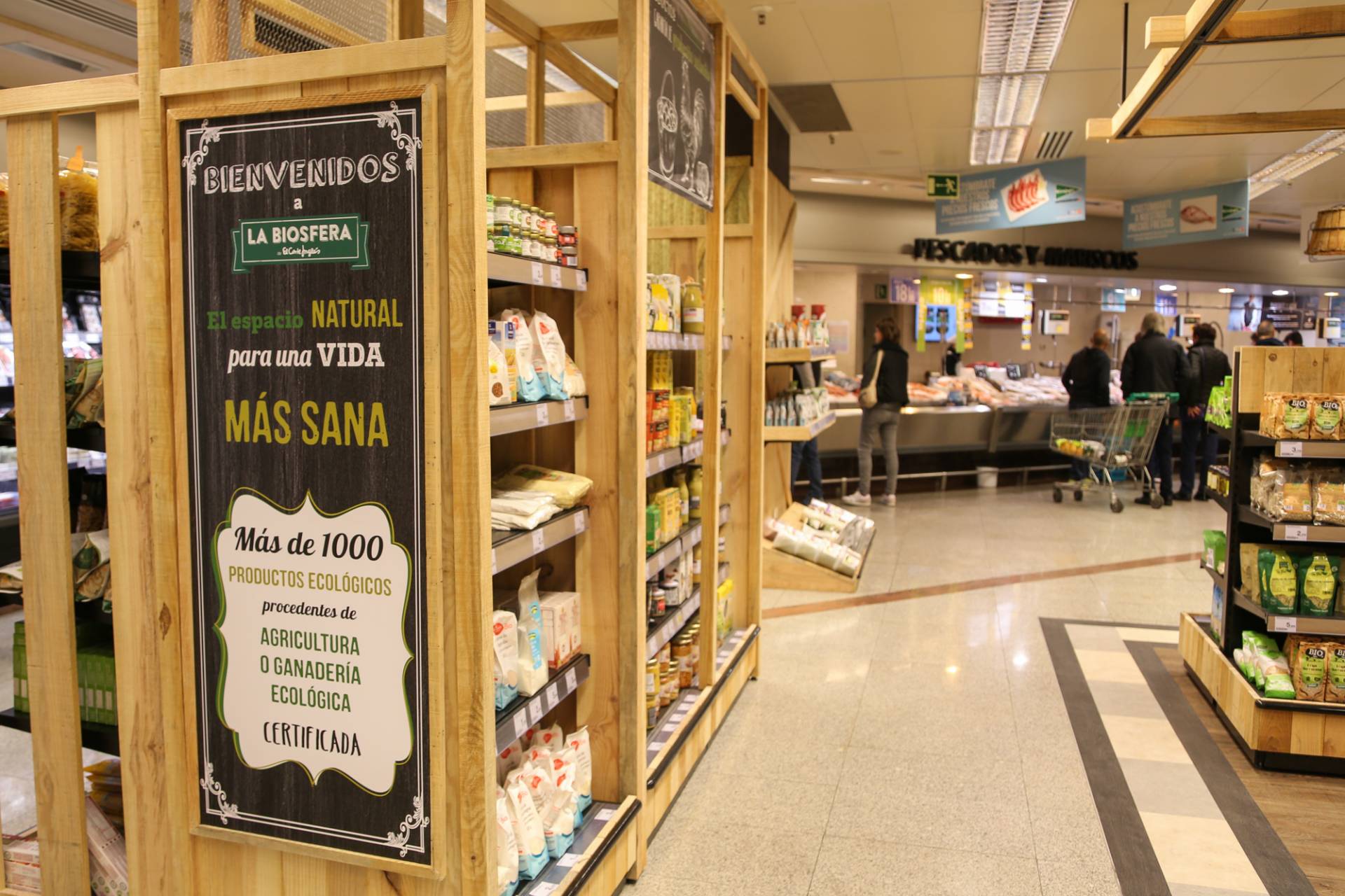 El Corte Inglés se suma al 'boom' de la comida ecológica con el espacio 'La Biosfera'