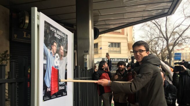 Íñigo Errejón Íñigo Errejón, en el acto de presentación de su candidatura en Madrid.