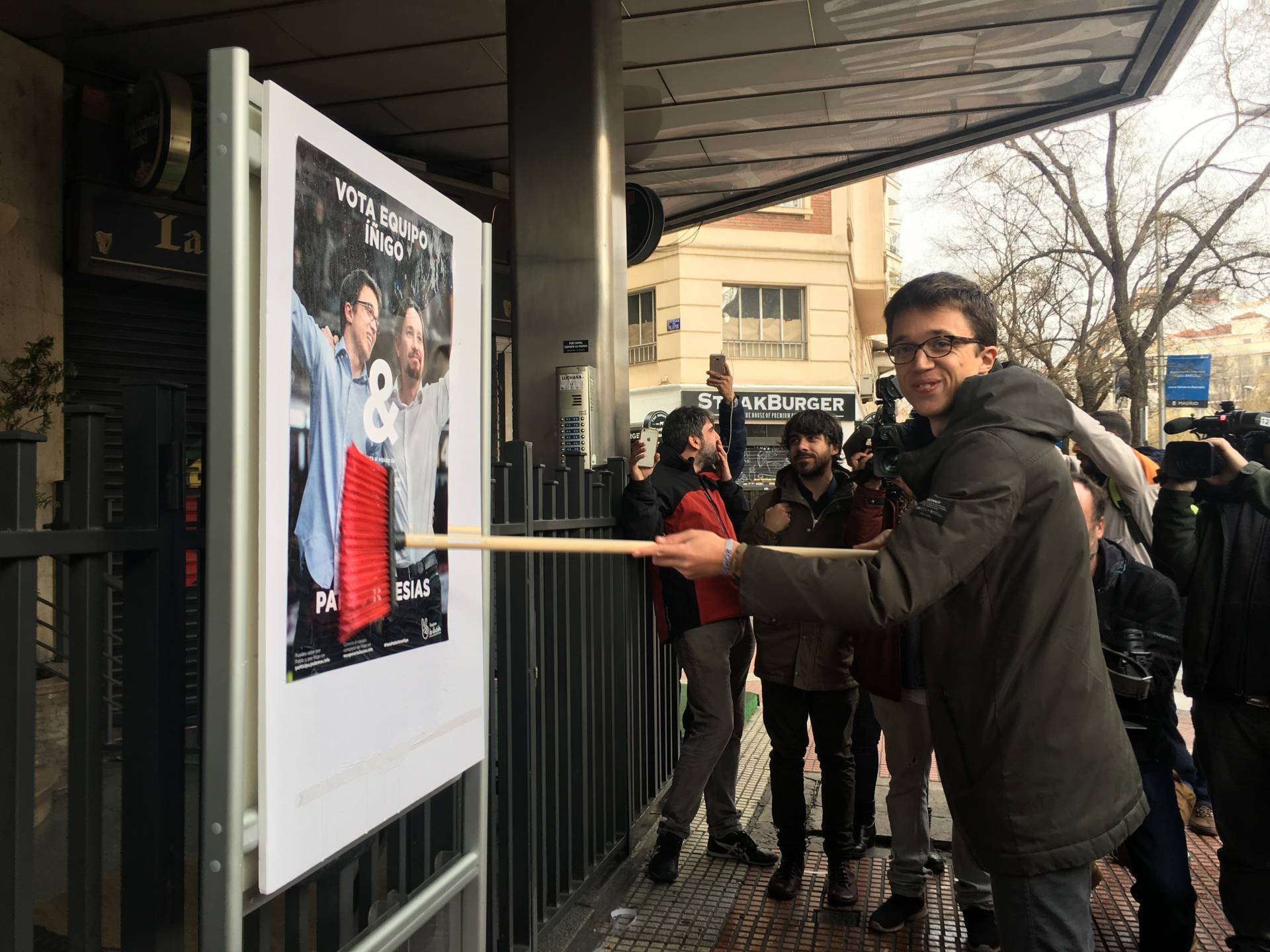 Íñigo Errejón, en el acto de presentación de su candidatura en Madrid.