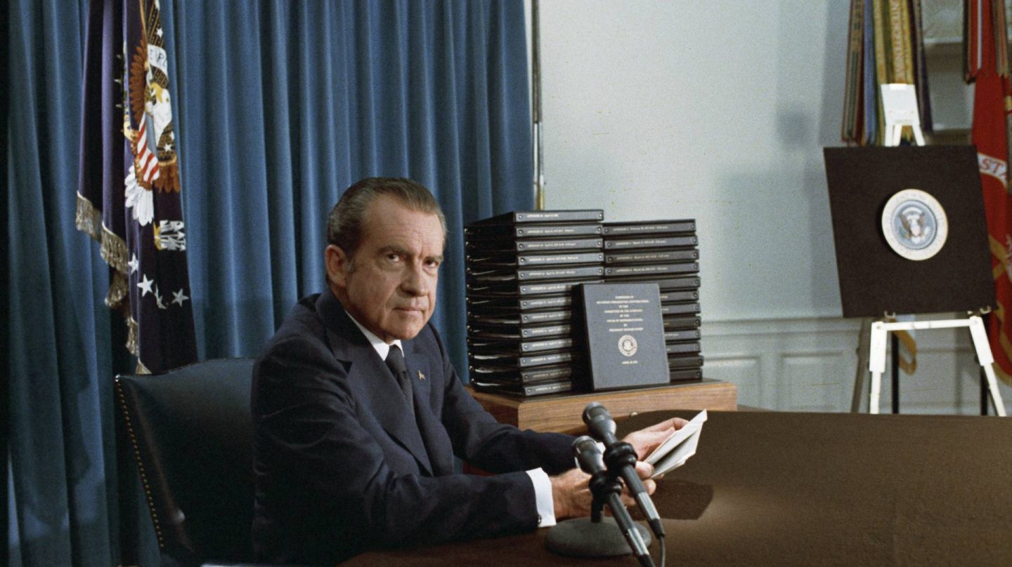 El ex presidente de EEUU Richard Milhous Nixon.