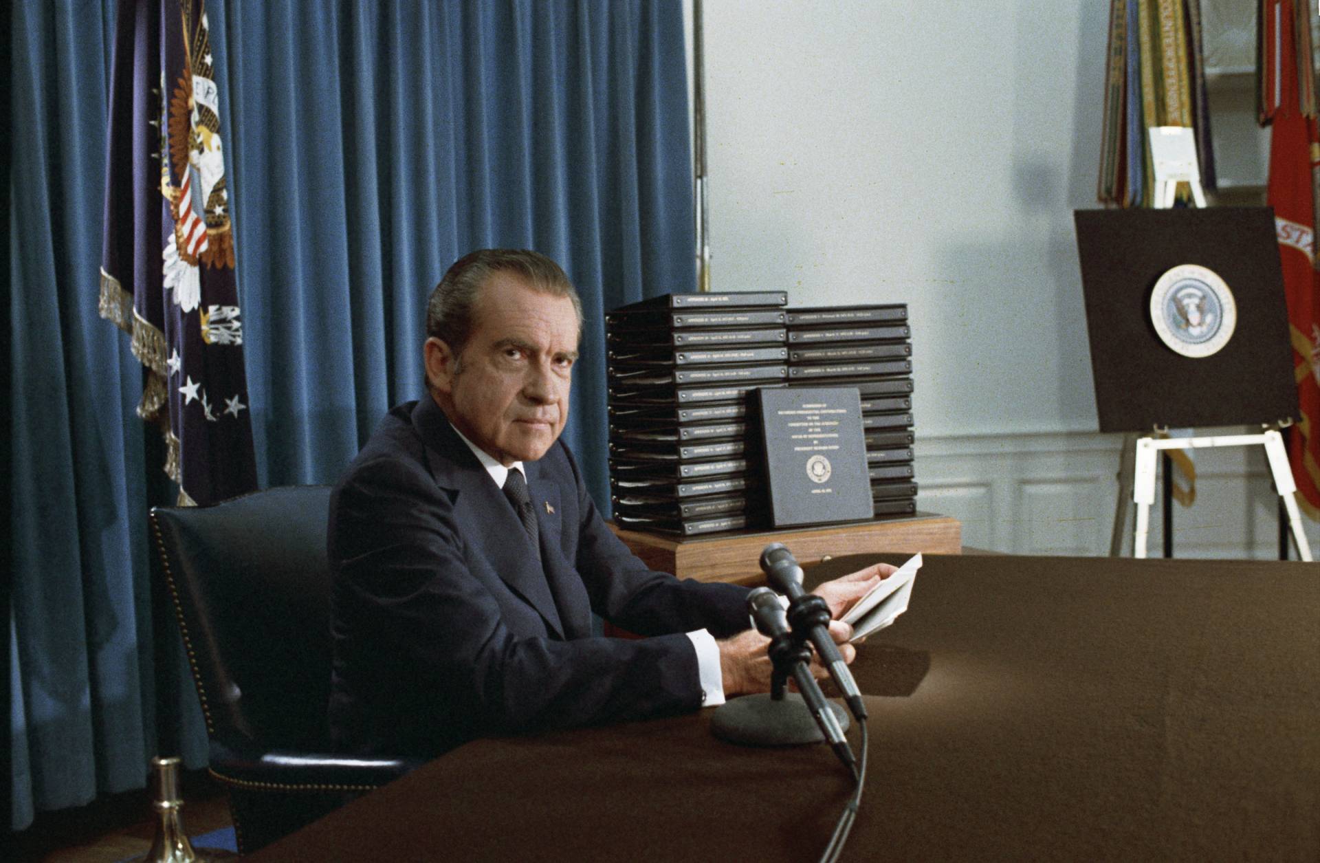 El ex presidente de EEUU Richard Milhous Nixon.