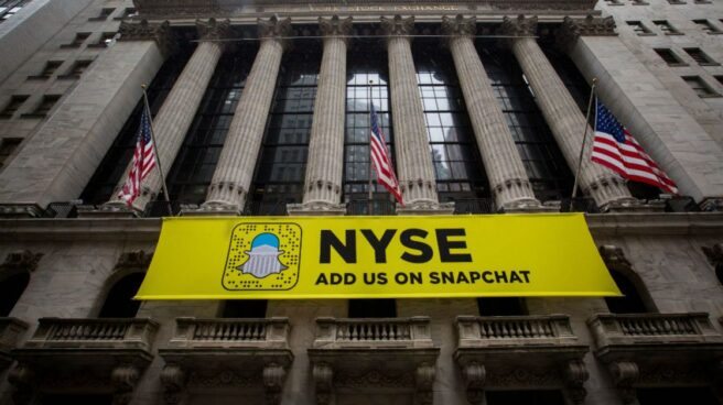 Snapchat gana un 44% en su debut y vale ya el triple que Twitter